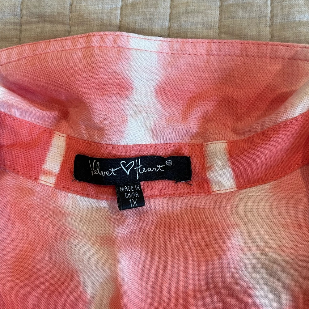 Velvet Heart button Down Shirt